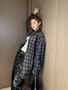 Áo Balenciaga Vertical Striped Flannel Unisex Jacket