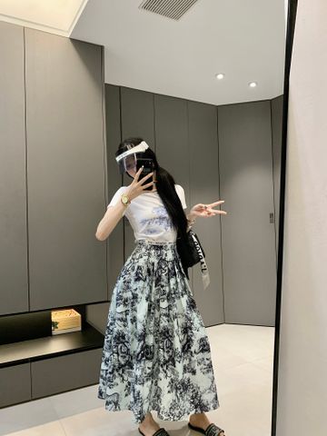  Set Dior Elegant And Retro Jungle Suit Vitality Printed Fabric 