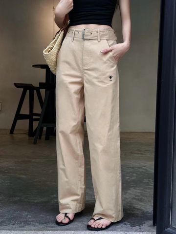  Quần Dior 24ss Universal And Versatile Wide Leg Pants Custom Imported 