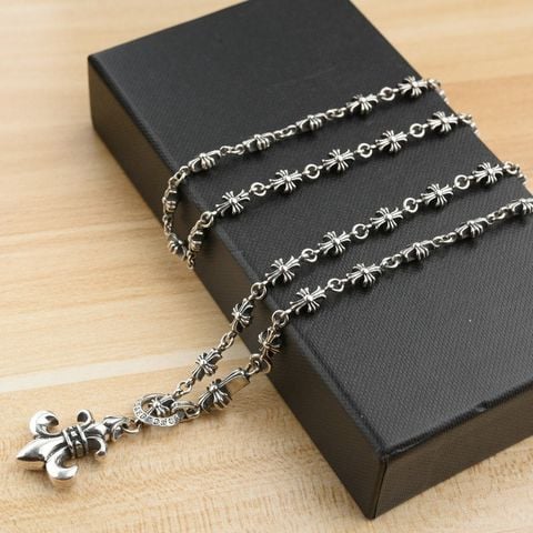  Chrome Hearts Scout Flower Necklace 