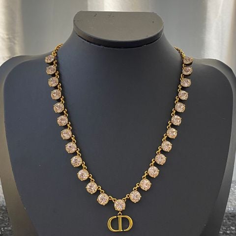  Dior Beautiful Pink Diamond Necklace 