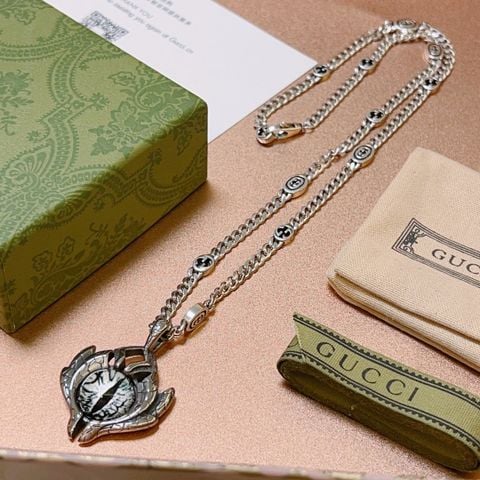  Gucci Mask Series Double G  Necklace 