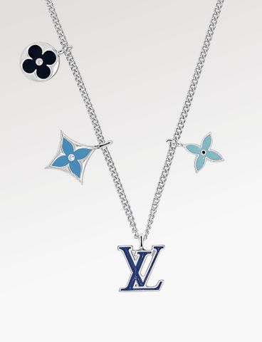  LV Instinct Enamelled Necklace 