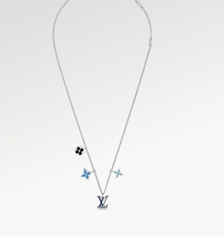  LV Instinct Enamelled Necklace 