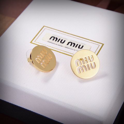  Miumiu Letter Earrings 