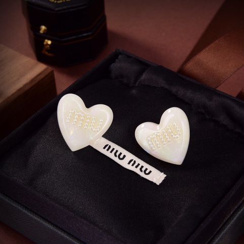  Miumiu Swarovski Pearls Earrings 