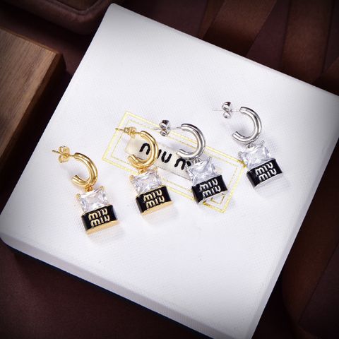  Miumiu Diamonds Earrings 