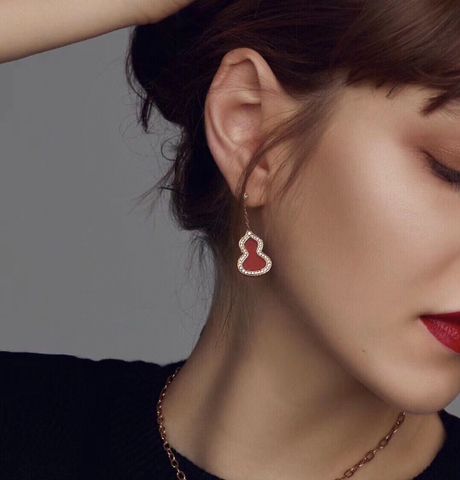  Qeelin WULU Series Gourd Earrings 