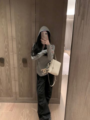  Chanel Custom Water-soluble Hooded Long Sleeves Gray Version 