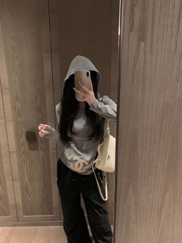  Chanel Custom Water-soluble Hooded Long Sleeves Gray Version 