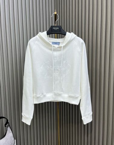  Prada Cotton Embroidered Sweatshirt 