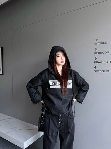  Dior Hooded Long-sleeved Jacket 