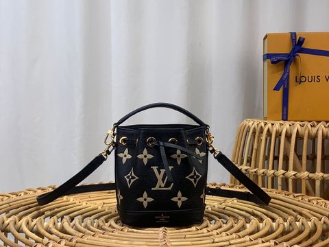  Túi LV Black Nano Noé Bag 16CM Luxury 