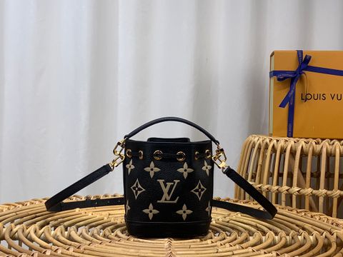  Túi LV Black Nano Noé Bag 16CM Luxury 