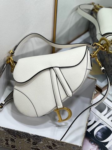  Túi Dior Saddle Bag In Grained Calfskin 25.5cm Luxury 