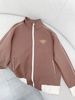 Áo Celine Chocolate Brown Zipper Casual Jacket