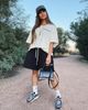 Túi Balenciaga Hourglass Gold Hardware Crossbody XS Black Leather