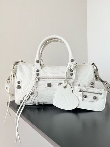  Túi Balenciaga Le Cagole Mini leather duffel bag 
