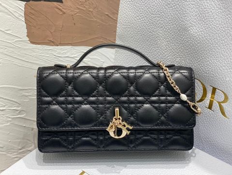  Túi Dior Mini Bag Black Version 21CM Luxury 