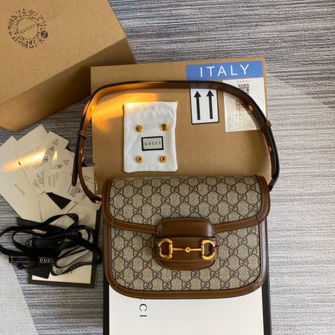  Túi Gucci 1955 Horsebit Bag Monogram 25CM Luxury 
