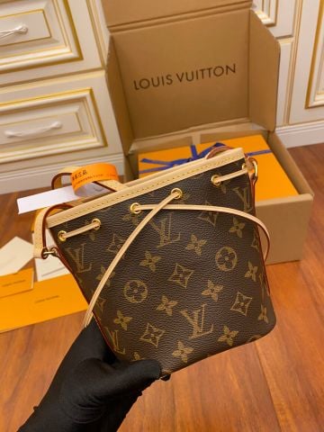  Túi LV Nano Mini Nâu 13CM Luxury 