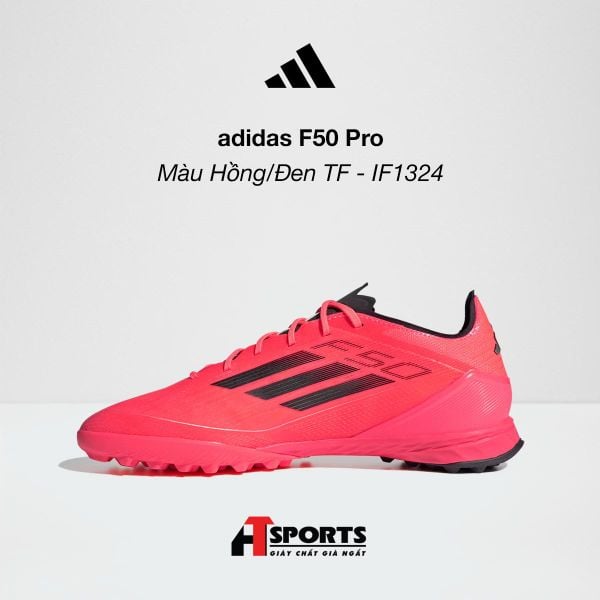 adidas F50 Pro TF - Màu Hồng/Đen - IF1324