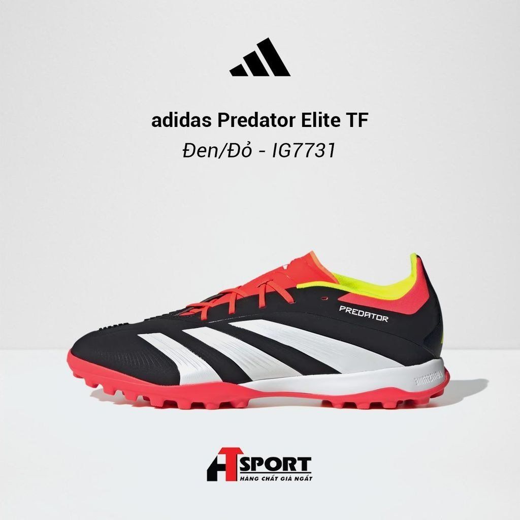  adidas Predator Màu Đen/Đỏ - Elite TF - IG7731 