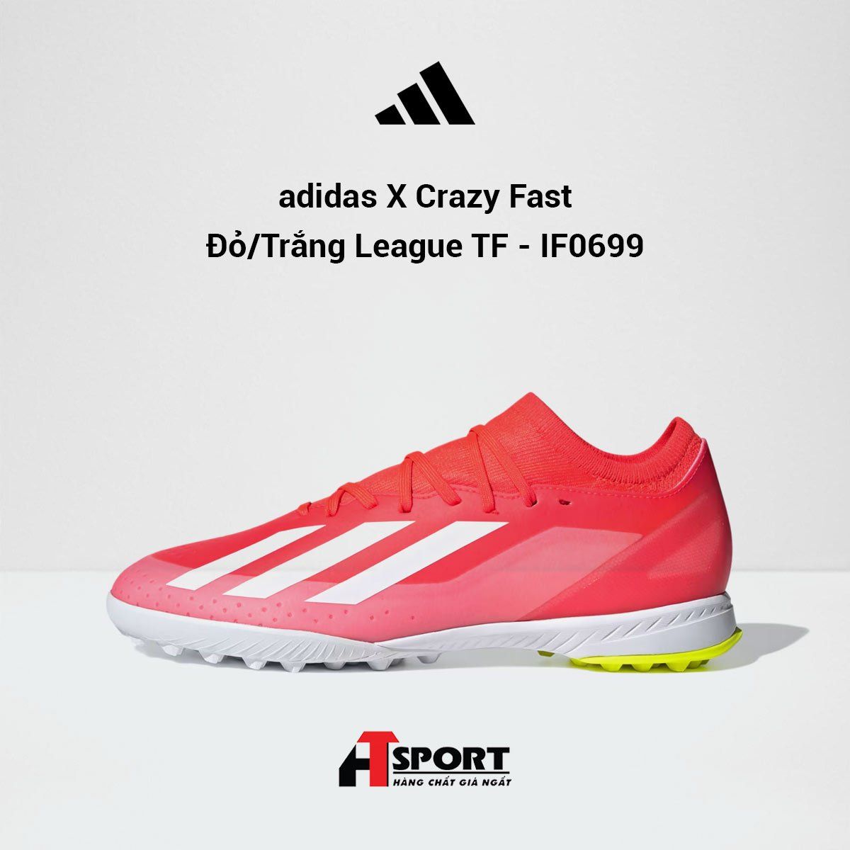  adidas X Crazyfast Màu Đỏ/Trắng League TF - IF0699 