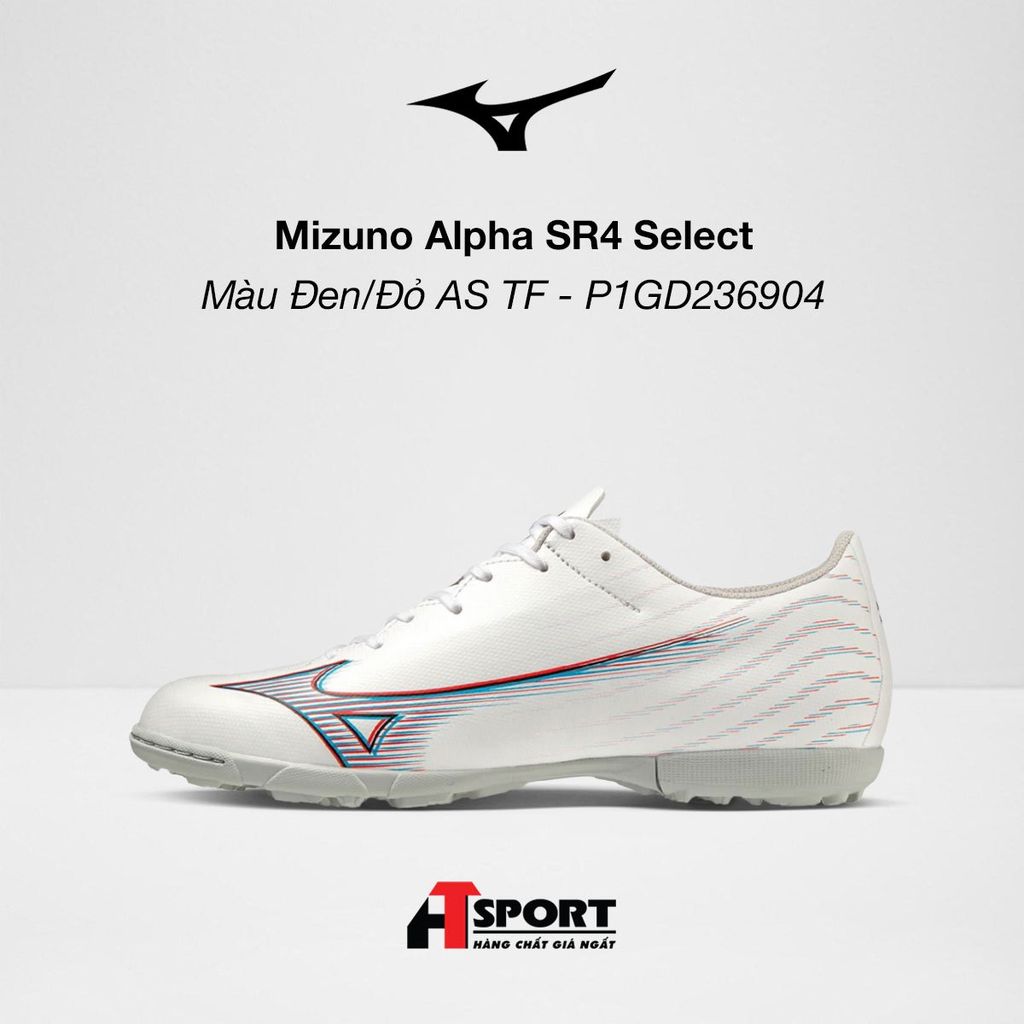  Mizuno Alpha Select - Màu Trắng AS TF - P1GD236509 