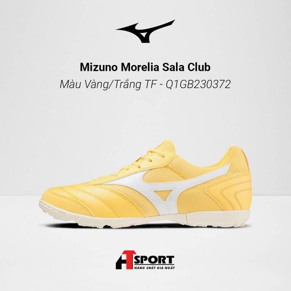 Mizuno Morelia Sala Club Màu Vàng/Trắng TF - Q1GB230372