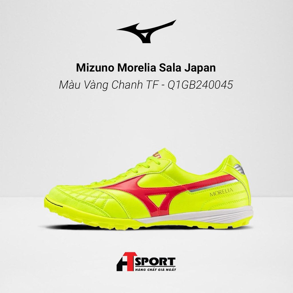  Mizuno Morelia Sala Japan - Màu Vàng/Đỏ TF - Q1GB240045 