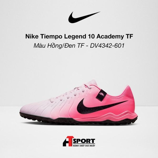 Nike Tiempo Legend 10 Academy Màu Hồng/Đen TF Mad Brilliance Pack - DV4342-601