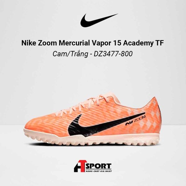 Nike Zoom Mercurial Vapor 15 Cam/Trắng Academy TF - DZ3477-800