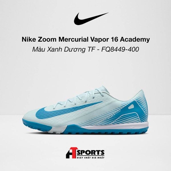 Nike Zoom Mercurial Vapor 16 Academy Màu Xanh Dương TF Mad Ambition - FQ8449-400