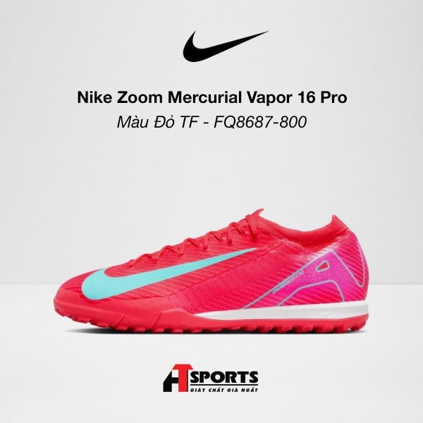 Nike Zoom Mercurial Vapor 16 Pro Màu Đỏ TF - FQ8687-301