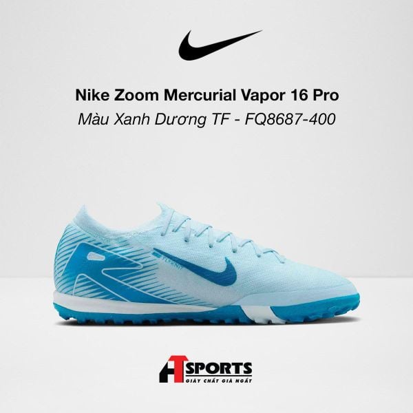 Nike Zoom Mercurial Vapor 16 Pro Màu Xanh Dương TF - FQ8687-400