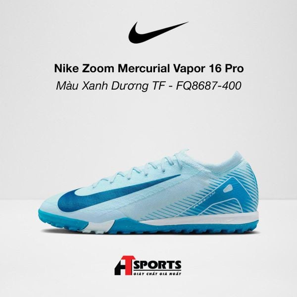 Nike Zoom Mercurial Vapor 16 Pro Màu Xanh Dương TF - FQ8687-400