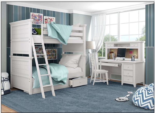  BAILEY TWIN OVER TWIN BUNK BED 