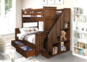  MADDOX TWIN OVER FULL BUNK BED 