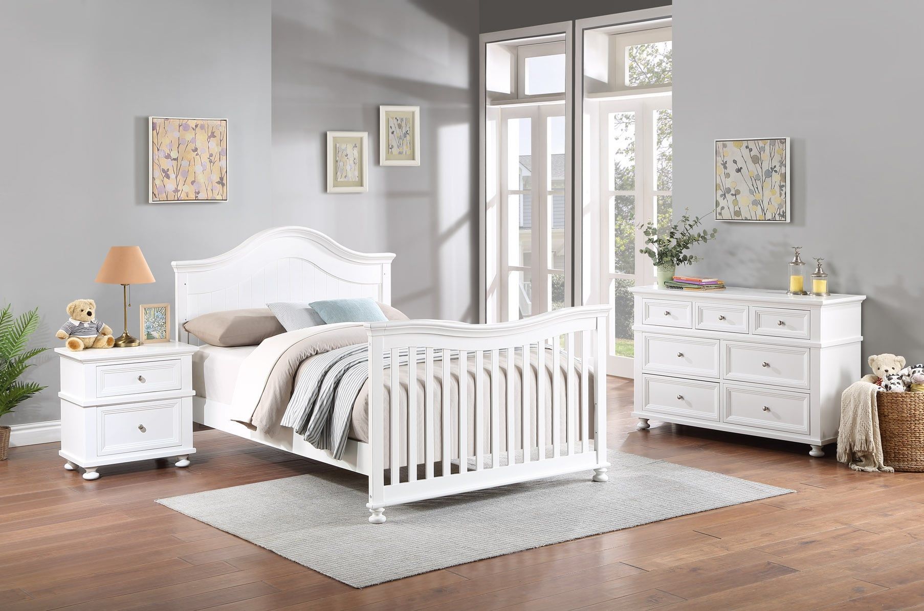  JESSIE 4 INE 1 CRIB CONVERT TO BED 