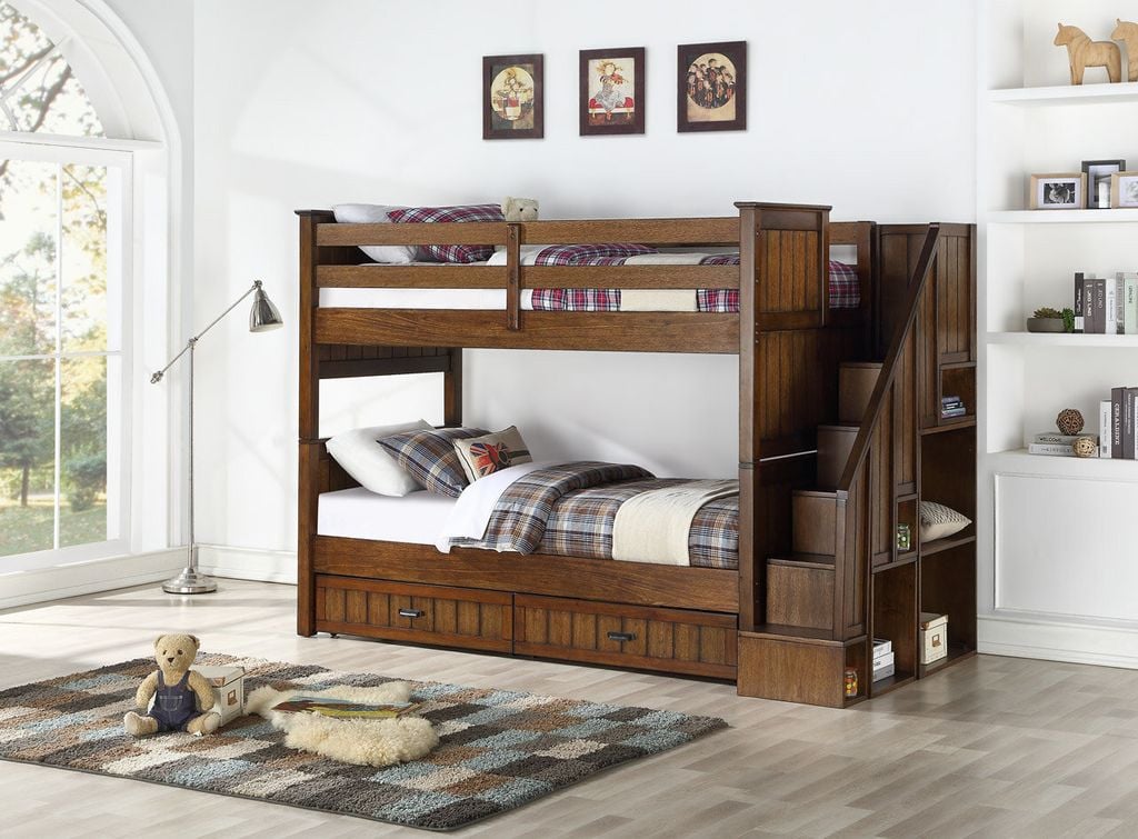  MADDOX TWIN OVER TWIN BUNK BED 
