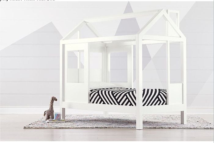  TINY HOUSE WHITE TWIN BED 