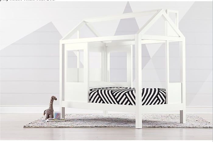  TINY HOUSE WHITE TWIN BED 