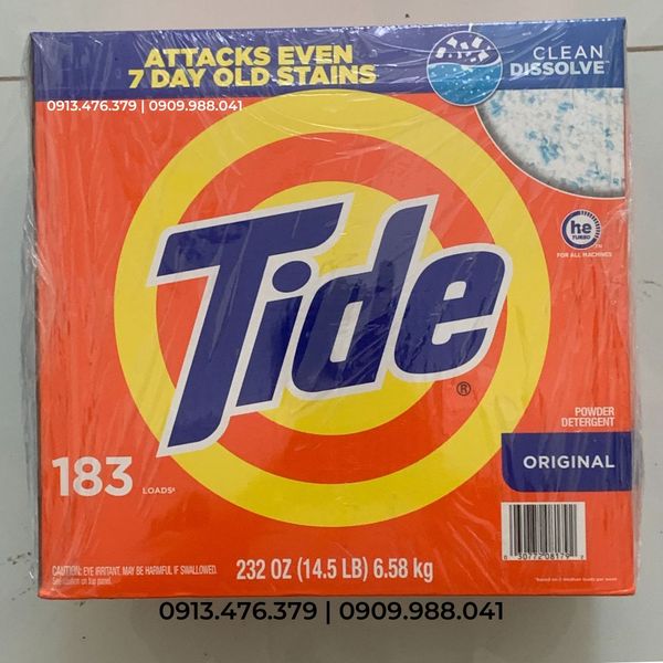  Chất tẩy rửa tiêu chuẩn Tide 