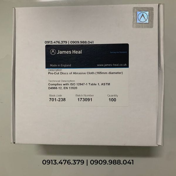  Đĩa vải mài mòn Martindale Abrasion James Heal 