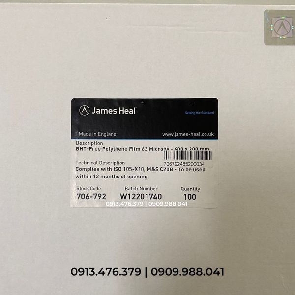  Màng Film BHT James Heal 