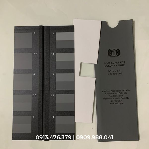  Thước xám Grey Scale for color change AATCC 