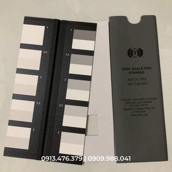  Thước xám Grey Scale for Staining AATCC 