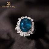  Nhẫn vàng Tourmaline Indicolite 