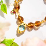  Vòng đá Thạch Anh Vàng 